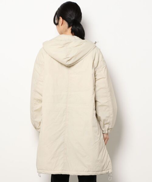 FREE'S MART（フリーズマート）の「中綿フードロングマウンテンパーカー（マウンテンパーカー・レディース・ブラック/ベージュ/ホワイト・FREE）」の5枚目の写真