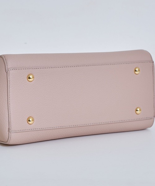 tocco closet(トッコ クローゼット)の「ショルダー付きフロントリボン2WAYハンドバッグ(ハンドバッグ・レディース・モカ/ピンク系その他/グレイッシュベージュ・FREE)」の17枚目の写真