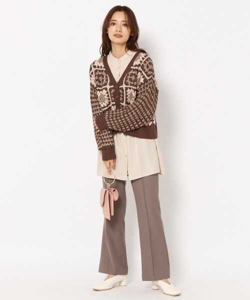 mysty woman（ミスティウーマン）の「リングマルチショルダー 257682（ショルダーバッグ・レディース・ブラック/ピンク/アイボリー・FREE）」の6枚目の写真