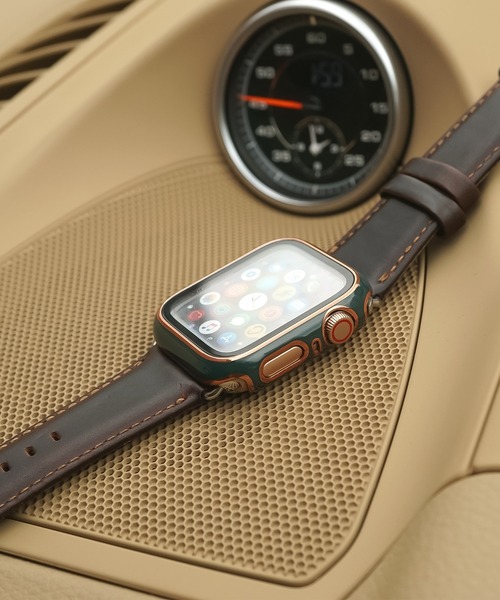 Urban Coral（アーバンコーラル）の「Apple Watch Case / アップルウォッチ ケース メタルラインカバー / Urban Coral（デジタル腕時計・レディース・レッド系その他/ブラック×シルバー/ブラック×ゴールド/ホワイト×シルバー/ホワイト×ゴールド/ピンク系その他/ブルー系その他/グリーン系その他/ピンク系その他2/レッド系その他2/グリーン系その他2/ブルー系その他2/ネイビー系/ブラック系/ピンク系/グリーン系/レッド系/ホワイト系/ブラック系2/グリーン系1/ブラック系1/ホワイト系1/ホワイト系2/ネイビー系1/ピンク系1/クリア/ネイビー系2/ローズ系/その他5/グレー系その他・40mm/44mm/41mm/45mm/46/42mm）」の14枚目の写真