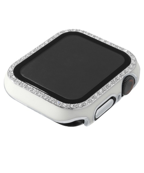 【色: シルバー】Apple Watch用メタルケース Apple Watch アップルウォッチ カバー ステンレスベルト メタルケース 一体型