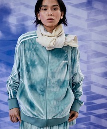 NERDY | NERDY x ATMOS DNA Watercolor Velvet Track Top / ノルディー x アトモス ディーエヌエー ウォーターカラー ベルベット トラックトップ 【SP】(ブルゾン)