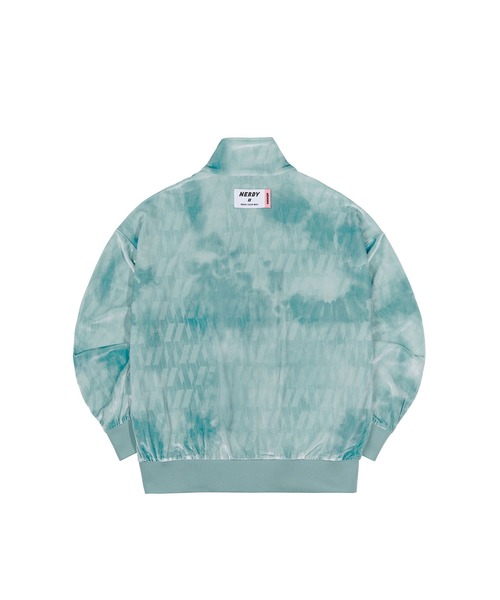 NERDY（ノルディ）の「NERDY x ATMOS DNA Watercolor Velvet Track Top / ノルディー x アトモス ディーエヌエー ウォーターカラー ベルベット トラックトップ 【SP】（ブルゾン・レディース・ミント/パープル・L/S/M）」の15枚目の写真