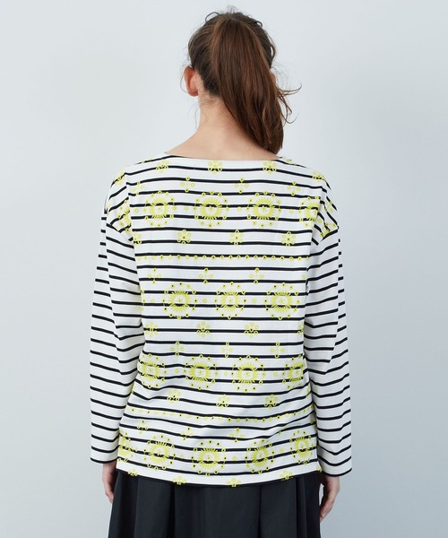 FRAPBOIS（フラボア）の「ヴェズボーダー カットソー（Tシャツ/カットソー・レディース・ホワイト系その他/ブラック系その他・1/2）」の3枚目の写真