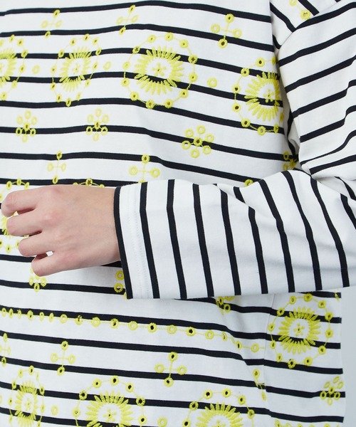 FRAPBOIS（フラボア）の「ヴェズボーダー カットソー（Tシャツ/カットソー・レディース・ホワイト系その他/ブラック系その他・1/2）」の10枚目の写真