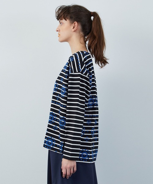 FRAPBOIS（フラボア）の「ヴェズボーダー カットソー（Tシャツ/カットソー・レディース・ホワイト系その他/ブラック系その他・1/2）」の7枚目の写真