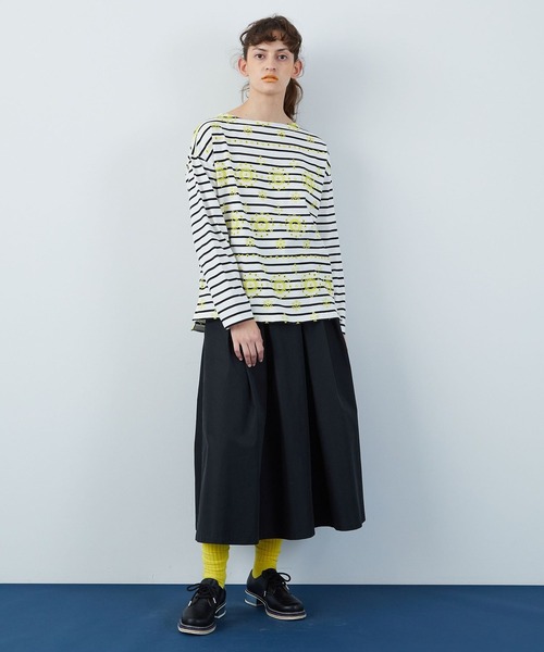 FRAPBOIS（フラボア）の「ヴェズボーダー カットソー（Tシャツ/カットソー・レディース・ホワイト系その他/ブラック系その他・1/2）」の11枚目の写真