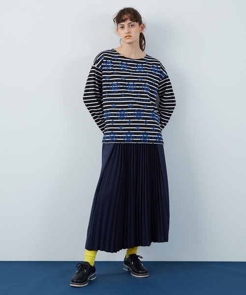 FRAPBOIS（フラボア）の「ヴェズボーダー カットソー（Tシャツ/カットソー・レディース・ホワイト系その他/ブラック系その他・1/2）」の12枚目の写真