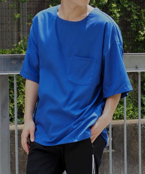 MGV（エムジーヴィー）の「T/R　BIGシルエットTシャツ（シャツ/ブラウス・メンズ・ブラック/ホワイト/グレー/グリーン/イエロー/ブルー/ネイビー/ベージュ/ワインレッド・MEDIUM/LARGE/SMALL）」の7枚目の写真