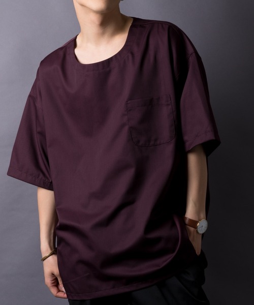MGV（エムジーヴィー）の「T/R　BIGシルエットTシャツ（シャツ/ブラウス・メンズ・ブラック/ホワイト/グレー/グリーン/イエロー/ブルー/ネイビー/ベージュ/ワインレッド・MEDIUM/LARGE/SMALL）」の9枚目の写真
