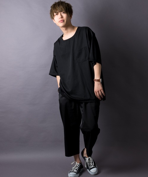 MGV（エムジーヴィー）の「T/R　BIGシルエットTシャツ（シャツ/ブラウス・メンズ・ブラック/ホワイト/グレー/グリーン/イエロー/ブルー/ネイビー/ベージュ/ワインレッド・MEDIUM/LARGE/SMALL）」の19枚目の写真