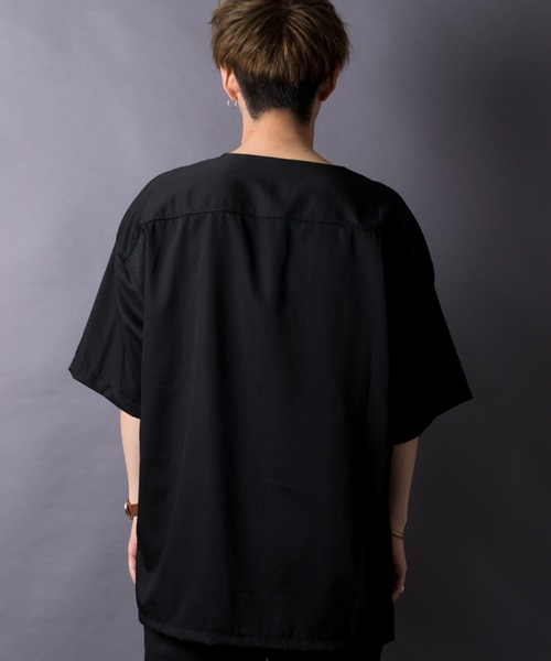 MGV（エムジーヴィー）の「T/R　BIGシルエットTシャツ（シャツ/ブラウス・メンズ・ブラック/ホワイト/グレー/グリーン/イエロー/ブルー/ネイビー/ベージュ/ワインレッド・MEDIUM/LARGE/SMALL）」の14枚目の写真