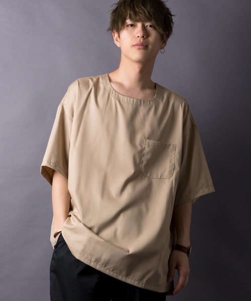 MGV（エムジーヴィー）の「T/R　BIGシルエットTシャツ（シャツ/ブラウス・メンズ・ブラック/ホワイト/グレー/グリーン/イエロー/ブルー/ネイビー/ベージュ/ワインレッド・MEDIUM/LARGE/SMALL）」の11枚目の写真