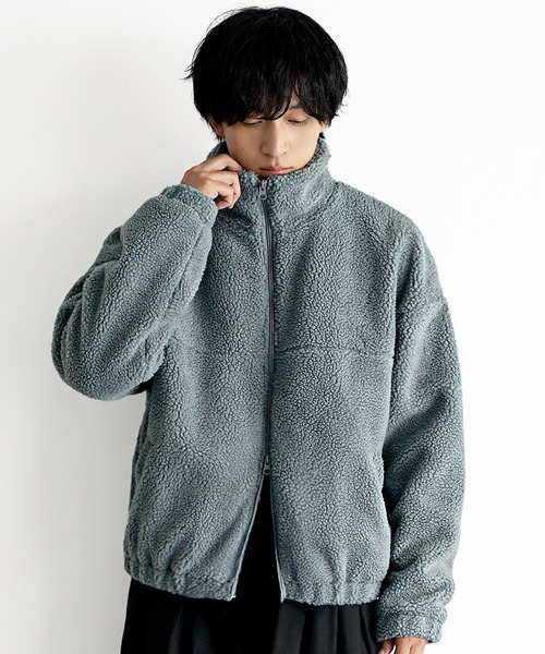 MinoriTY】もこもこオーバーサイズボアブルゾン ボアジャケット