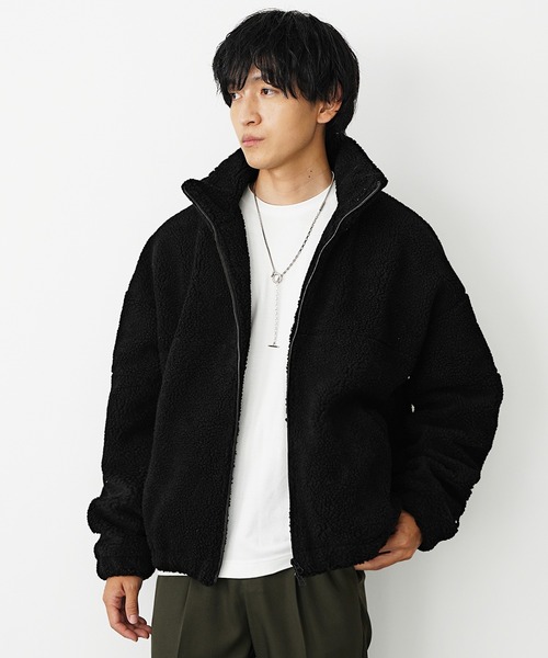 MinoriTY】もこもこオーバーサイズボアブルゾン ボアジャケット