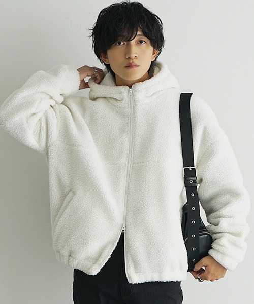MinoriTY】もこもこオーバーサイズボアブルゾン ボアジャケット