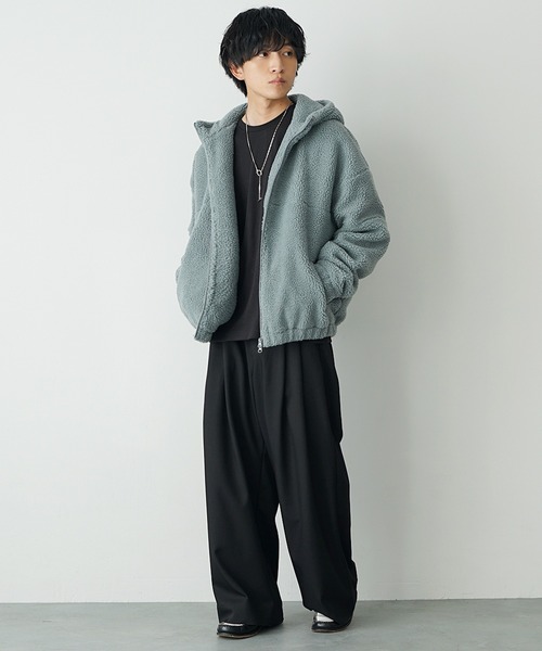 セール】【MinoriTY】もこもこオーバーサイズボアブルゾン ボア