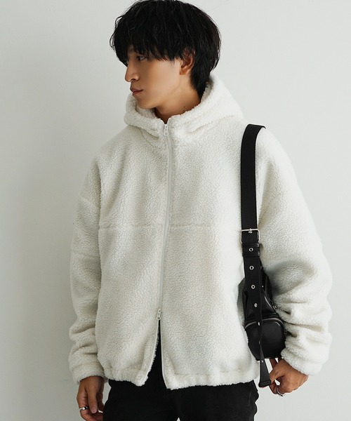 MinoriTY】もこもこオーバーサイズボアブルゾン ボアジャケット