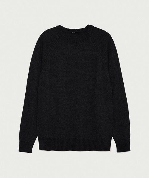 SISLEY(シスレー)の「ウール混ラウンドネックニット・セーター(ニット/セーター・メンズ・ブラック/スミクロ・SMALL/MEDIUM/LARGE)」の11枚目の写真