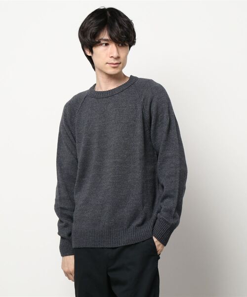 SISLEY(シスレー)の「ウール混ラウンドネックニット・セーター(ニット/セーター・メンズ・ブラック/スミクロ・SMALL/MEDIUM/LARGE)」の17枚目の写真