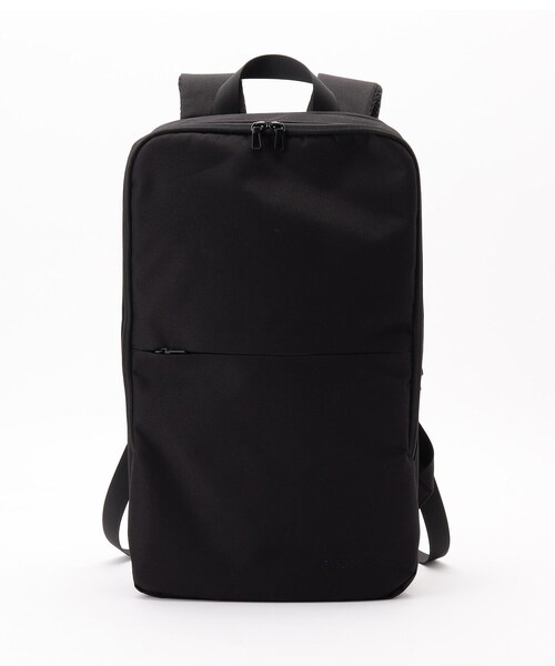 BASECONTROL（ベースコントロール）の「◆ボックス型 薄マチ スリムバックパック 撥水素材使用（バックパック/リュック・レディース・ブラック/ダークグレー・99）」の15枚目の写真