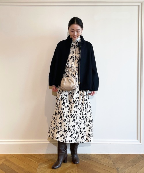 アルアバイル ウールビーバースタンドショートコート 突っ走っ 