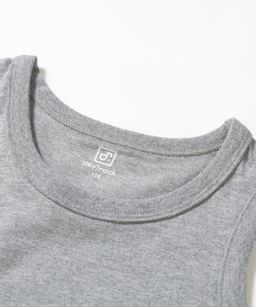 devirock（デビロック）の「無地タンクトップ（タンクトップ・キッズ・パープル系その他/ブラック/グリーン系その他/ブルー系その他/ホワイト/杢グレー・110cm/160cm/100cm/130cm/150cm/120cm/140cm）」の16枚目の写真