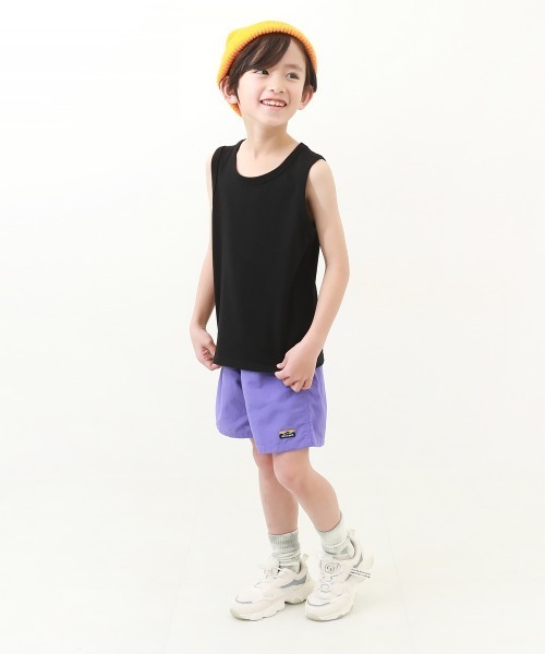 devirock（デビロック）の「無地タンクトップ（タンクトップ・キッズ・パープル系その他/ブラック/グリーン系その他/ブルー系その他/ホワイト/杢グレー・110cm/160cm/100cm/130cm/150cm/120cm/140cm）」の8枚目の写真