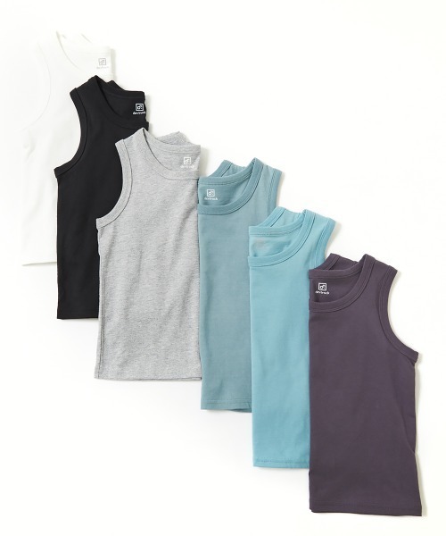 devirock（デビロック）の「無地タンクトップ（タンクトップ・キッズ・パープル系その他/ブラック/グリーン系その他/ブルー系その他/ホワイト/杢グレー・110cm/160cm/100cm/130cm/150cm/120cm/140cm）」の12枚目の写真