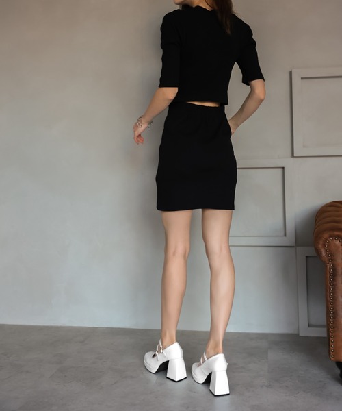 VIVIAN(ヴィヴィアン)の「厚底プラットフォームダブルストラップパンプス ZOZOTOWN+オフィシャルサイト限定商品(パンプス・レディース・ホワイト/ブラック系その他・S/M/L)」の21枚目の写真