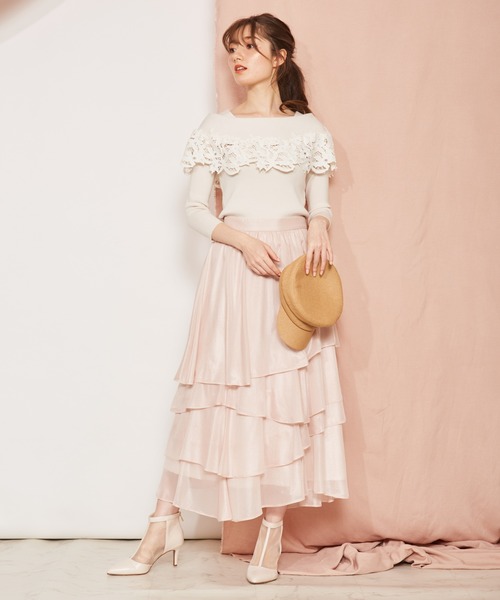 NOELA（ノエラ）の「フラワーレースニット（ニット/セーター）」 - WEAR