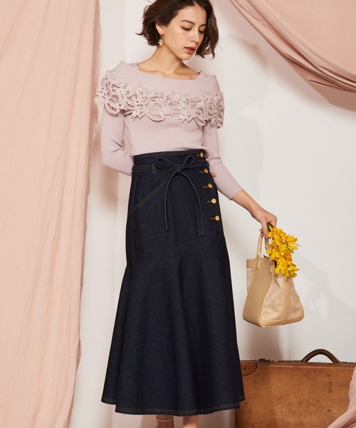 NOELA（ノエラ）の「フラワーレースニット（ニット/セーター）」 - WEAR