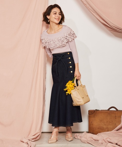 NOELA（ノエラ）の「フラワーレースニット（ニット/セーター）」 - WEAR