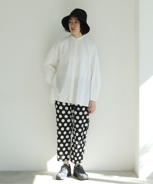 yuni ユニ コットンブロードbaloon sleeve ブラウス yuni（ユニ ）の「135/2コットンブロードbaloon sleeve ブラウス