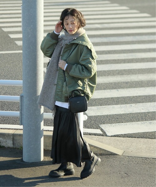 YAHKI（ヤーキ）の「【YAHKI /ヤーキ】W FACE SQUARE SHOULDERBAG：ショルダーバッグ（ショルダーバッグ・レディース・ホワイト/ブラック・FREE）」の22枚目の写真