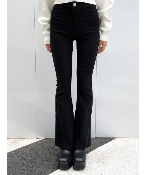 ENVYM（アンビー）の「フレアカラージェギンス（その他パンツ・レディース・ブラック・S/M）」の6枚目の写真