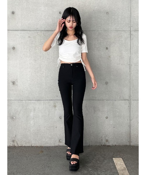 ENVYM（アンビー）の「フレアカラージェギンス（その他パンツ・レディース・ブラック・S/M）」の18枚目の写真