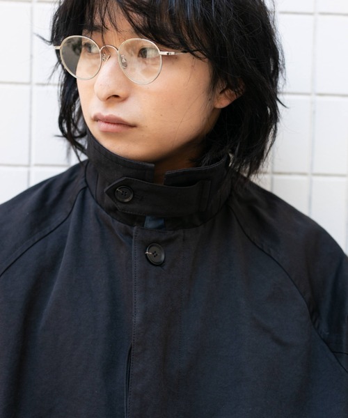 BROKEN BASE（ブロークンベース）の「オーバーサイズロングステンカラーコート（ステンカラーコート・メンズ・ブラック/カーキ・MEDIUM/LARGE）」の19枚目の写真