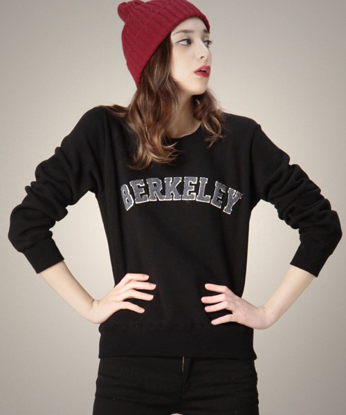 ROSE BUD COUPLES (ローズ バッド カップルズ)の「S-LCTT-14224 C/N L/S P/O(スウェット・レディース・ブラック/ミックスグレー/ネイビー・ONE SIZE)」の1枚目の写真