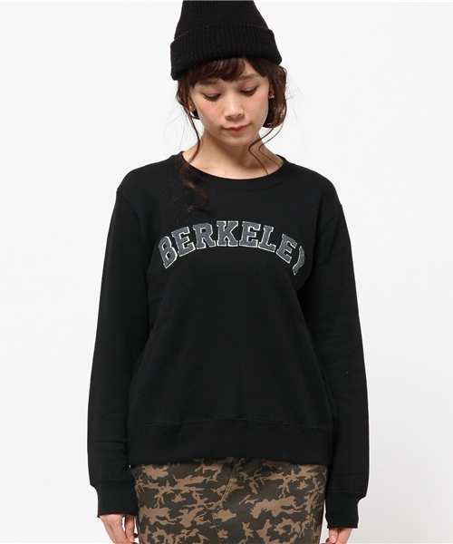 ROSE BUD COUPLES (ローズ バッド カップルズ)の「S-LCTT-14224 C/N L/S P/O(スウェット・レディース・ブラック/ミックスグレー/ネイビー・ONE SIZE)」の11枚目の写真