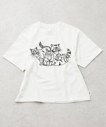 ねこ家族Tシャツ