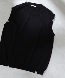 BEAMS LIGHTS | BEAMS LIGHTS / ダメージ加工 ニットベスト(ベスト)