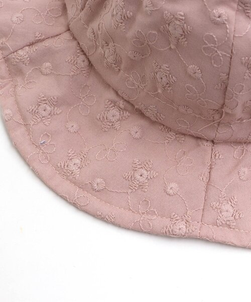 apres les cours（アプレレクール）の「レースベビー帽子_UVカット（その他ベビー用品・キッズ・ピンク/アイボリー・46/44）」の7枚目の写真
