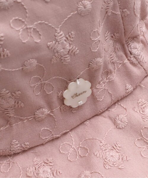 apres les cours（アプレレクール）の「レースベビー帽子_UVカット（その他ベビー用品・キッズ・ピンク/アイボリー・46/44）」の8枚目の写真