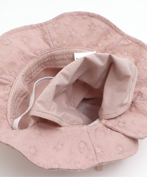 apres les cours（アプレレクール）の「レースベビー帽子_UVカット（その他ベビー用品・キッズ・ピンク/アイボリー・46/44）」の11枚目の写真