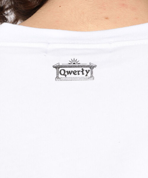 qwerty(クワーティ)の「QWERTY (クワーティ)Chenille Embroidery LS TEE(Tシャツ/カットソー・メンズ・ホワイト/ブラック・MEDIUM/X-LARGE/LARGE)」の12枚目の写真