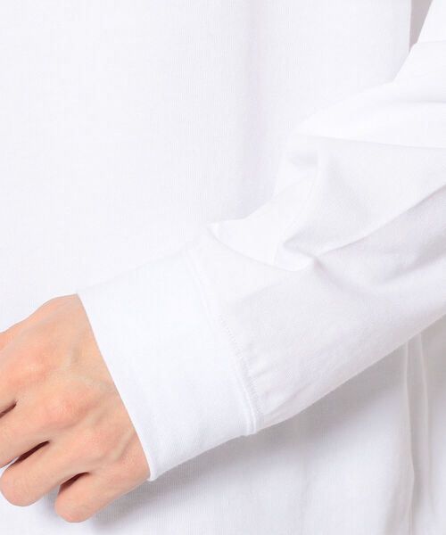 qwerty(クワーティ)の「QWERTY (クワーティ)Chenille Embroidery LS TEE(Tシャツ/カットソー・メンズ・ホワイト/ブラック・MEDIUM/X-LARGE/LARGE)」の14枚目の写真