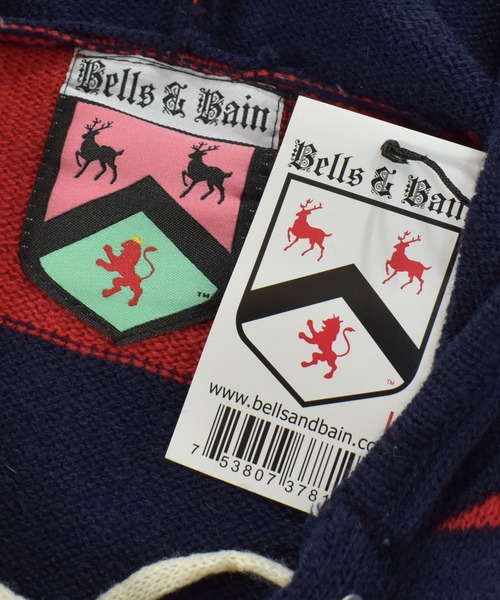 VINTAGE(ヴィンテージ)の「【ヴィンテージ古着】Bells&Bain タグ付き DEAD STOCK ニットパーカー(ニット/セーター・メンズ・ネイビー・LARGE)」の5枚目の写真