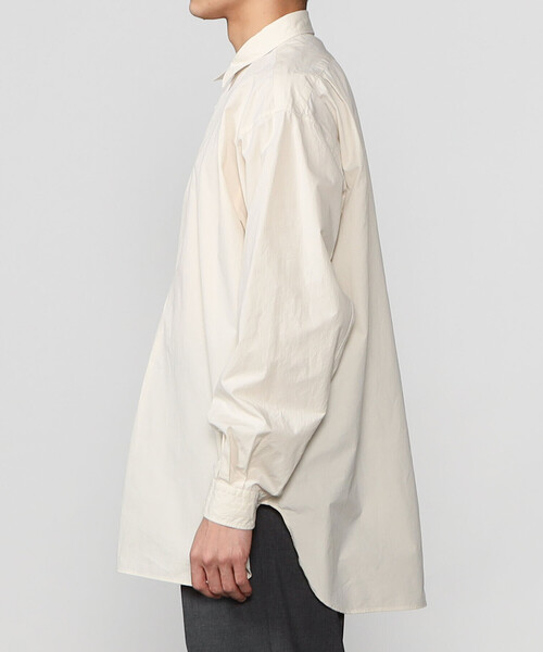 ORCIVAL（オーシバル）の「ORCIVAL | プルオーバーシャツ MEN（シャツ/ブラウス・メンズ・アイボリー/ダークネイビー・5/4）」の5枚目の写真