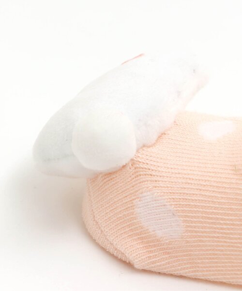 Ampersand（アンパサンド）の「ラトル付きベビーソックス（ベビーシューズ/ベビーソックス・キッズ・ピンク/サックスブルー・12/9）」の8枚目の写真